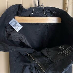 American Eagle Outfitters Stretch Black Straight Leg Jeans